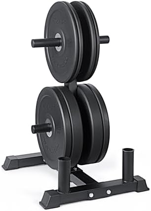 CAP 2-inch Olympic Bumper Plate Weight Set | 100-370 lbs | Multiple Colors | Storage Rack Optional by CAP