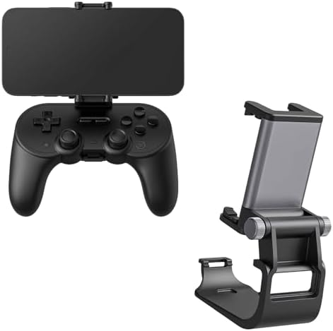 Gamepad Stand Mobile Gaming Clamp Bracket Controller Phone Mount Clip for 2/3 Controller Gaming Clip Foldable Phone Holder for - Image 2