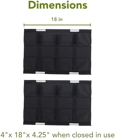 Perfect POSTURE Mesh Cable Management Tray Cord Organizer - 2 Piece - 19" - Image 3