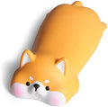 Cityhermit Cute Keyboard Wrist Rest Support for Mouse Computer Arm Rest for Desk Ergonomic Kawaii Corgi Office Supplies Slow Rising PU Mouse Pad (Yellow Shiba Inu) by Focusoncreativegiftdesign