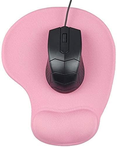 Office Mousepad with Gel Wrist Support - Ergonomic Gaming Desktop Mouse Pad Wrist Rest - Design Gamepad Mat Rubber Base for Laptop Computer -Silicone Non-Slip Special-Textured Surface (09Dark Grey) - Image 7
