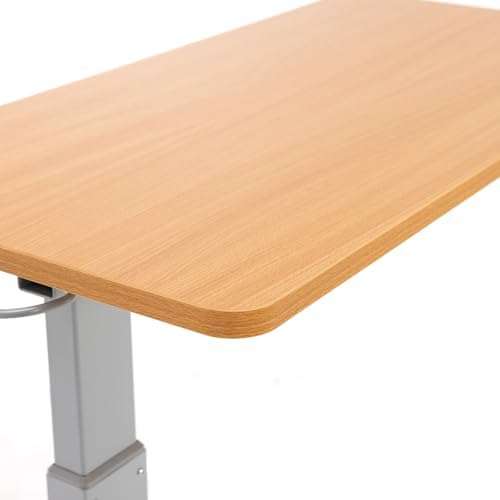 Heavy Duty Hospital Bed Table Adjustable Over The Bed Table With Wheels - Image 7