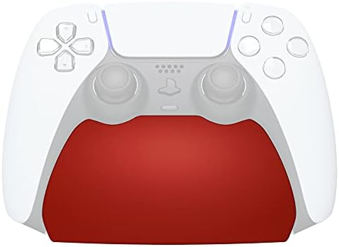 PlayVital Red Controller Display Stand for ps5, Gamepad Accessories Desk Holder for ps5 Controller with Rubber Pads - Image 3