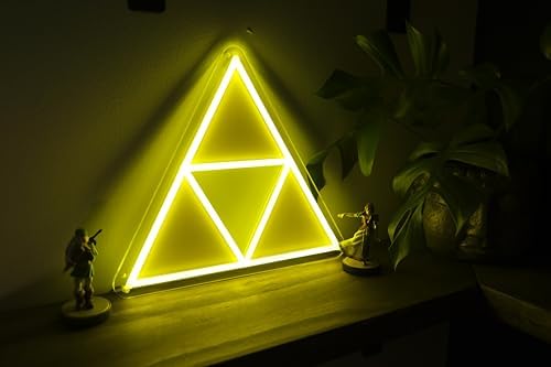 Triforce LED Gaming Neon Sign with Dimmable Lighting Modes for Bedroom, Game Room Decor, Kids Room, Man Cave, Wall Decor and Birthday and Father's Day and Christmas Gift USB Connection - Image 7