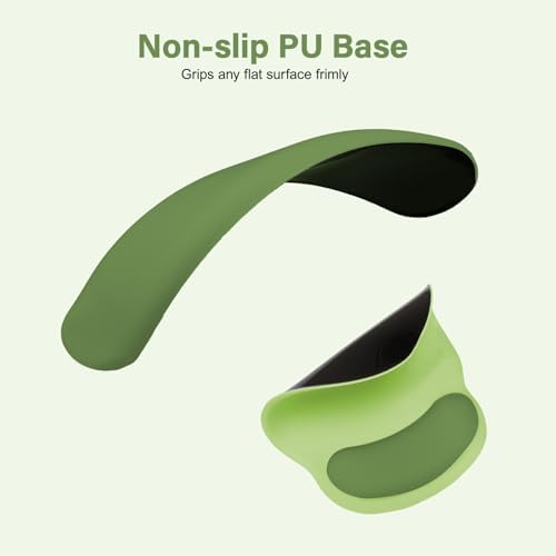 MOSISO Wrist Rest Support for Mouse Pad&Keyboard Set, Olive Green - Image 5