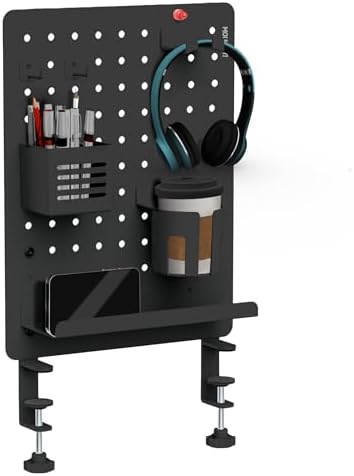 Mount-It! Clamp-On Magnetic Pegboard Organizer, 16.5x15.9 by Mount-It