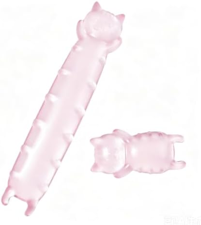 Gel Keyboard and Mouse Wrist Rest Set – Clear Cat Wrist Rest by Sumgsn