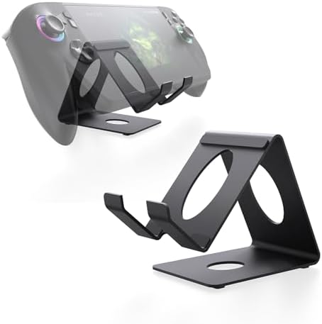 Handheld Console Stand for ASUS ROG Ally X/for Switch 2/for Legion Go/for Steam Deck Handheld Game Console Desktop Stand Holder Mount (Black) by %EF%BC%B8%EF%BC%A2%EF%BC%A5%EF%BC%B2%EF%BC%B3%EF%BC%B4%EF%BC%A1%EF%BC%B2