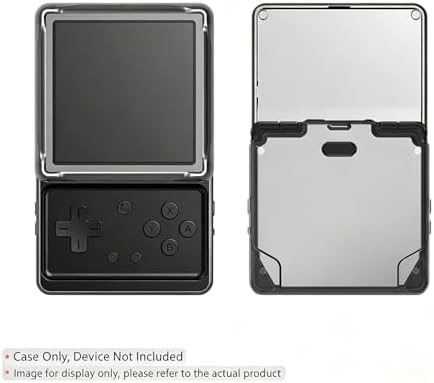 TEHAOUU TPU Protective Case Compatible with Anbernic RG Rotate Handheld Game Console, Shockproof Console Cover, Slim Anti Slip Shell for Gaming Travel Daily Use (Transparent) - Image 3