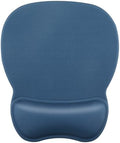 MROCO Ergonomic Mouse Pad with Gel Wrist Rest, 9.4 x 8.1 in, Navy Blue by MROCO