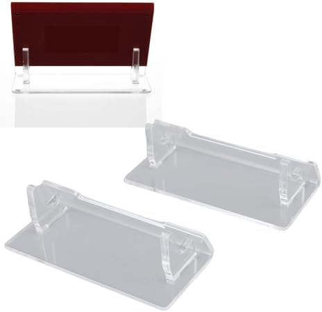 Estink Clear Acrylic Stand, Handheld Game Console Holder Display Stand 4.4 x 1.9 x 1.2in with Anti Slip Pads for New Game Watch Switch Phone Tablet Desk Setup - Image 3