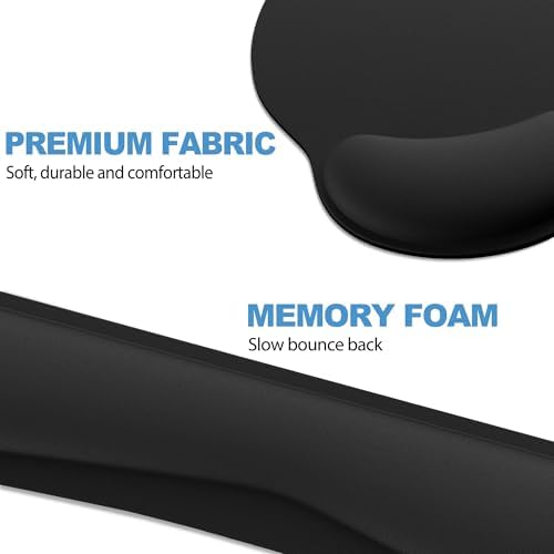 Ergonomic Mouse Pad with Wrist Rest and Keyboard Wrist Rest, Mousepad - Image 5
