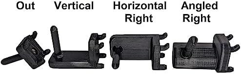 Hammy3DPrints Universal Pistol/Handgun Mount - Pegboard/Skadis/Metal Pegboard/etc. | Handgun Holder Storage Rack - Image 2