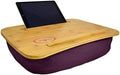 Yogibo Traybo 2.0 Lap Desk, Bamboo Top Lap Desk With Pillow for Laptop Built in Slot for Tablet or Phone, Lap Pad for Working, Reading, Writing, Lap Board, Purple by Yogibo