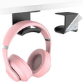 HomeMount Headphone Stand Headset Holder, Headphone Holder Under Table, Adhesive Gaming Headphone Stand Hanger Desk Mount for Most Headphone by HomeMount