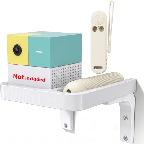 RIBOTS Wall Mounted Holder for Nex Playground Game System with Silicone Remote Case Cover, Wood Shelf for Console & Remote, 3-Step Easy Setup, Storage Organizer for Nex Playground Kids & Families by Unknown