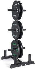 CAP 2-inch Olympic Bumper Plate Weight Set | 100-370 lbs | Multiple Colors | Storage Rack Optional by CAP