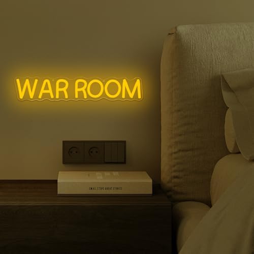 War Room Neon Sign Game Room Wall Art LED Sign for Man Cve Dimmable Pray Neon Light for Wall Decor Game Room Light Up Sign for Bedroom Garage Man CaveFather Gifts for Birthday Holiday - Image 7