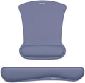 MOSISO Wrist Rest Support for Mouse Pad & Keyboard Set, Navy Lime by MOSISO