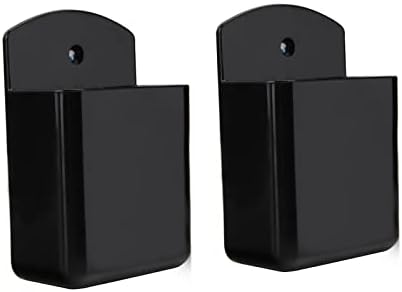 Pack of 2 Self Adhesive TV Air Conditioner Remote Control Holder Wall Mount Storage Box Organizer by KYIEN