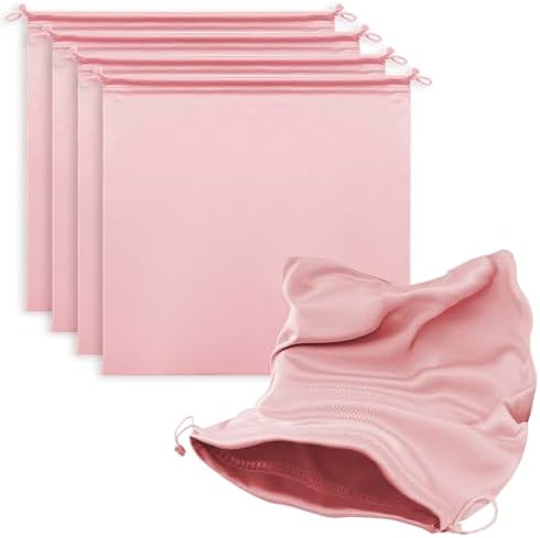Microfiber Drawstring Bags, Multi-Size Soft Protective Pouches for Shoes, Ski Goggles, Sunglasses, Handbags & Camera Lenses by MtuxuYR