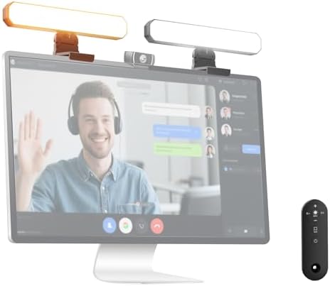 NEEWER Basics 12W Dual Monitor Light Bar with Stands for Home Office, L10 by Neewer