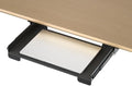 20 Inch Under Desk Mounted Sliding Loptop Drawer, Desktop Extension Pull-Out Laptop Tray for Office Desk, Extra Storage Organizer for Sit Stand Workstation by GAXOMO