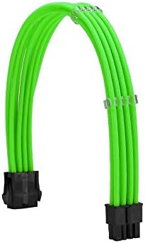 Formulamod Sleeve Extension Power Supply Cable Kit 18AWG ATX 24P+ EPS 8-P+PCI-E8-P with Combs for PSU to Motherboard/GPU (Green) - Image 4