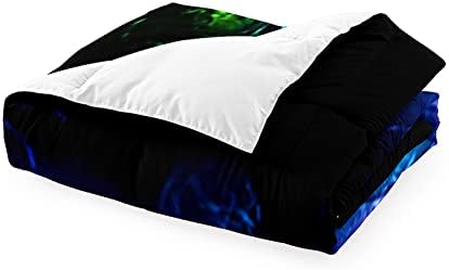 Gamer Comforter Sets for Boys, Video Gaming Comforter Set Full Size, Cool Black Gamer Gamepad Bedding Sets for Boys Kids Playroom Decor, 1 Comforter and 2 Pillowcases - Image 4