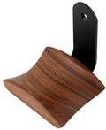 KiaoTime Headphone Hanger Headset Stand Hook Walnut Wood Headphone Holder Rack Hook Desk Tabletop Wall Mount Tape Under-Desk Headphone Hanger Holder, Universal Fit (Wall Mount) by KiaoTime