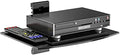 WALI 1 Tier Glass Floating TV Wall Shelf for Projector, DVD Players by WALI