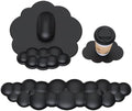 MOKURU Cloud Mouse Pad with Wrist Rest, Cloud Keyboard Wrist Rest, Mouse Pad Wrist Support, Ergonomic Keyboard Mouse Wrist Support (Black) by MOKURU