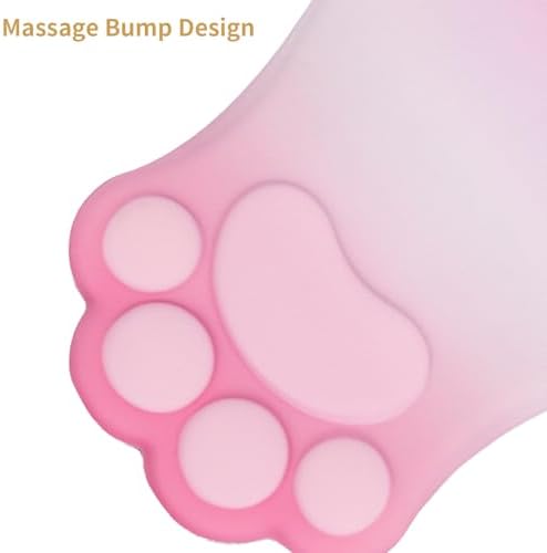 L-SPOUTTO Ergonomic Mouse Pad with Wrist Rest,Pink Mouse Pad Wrist Support - Image 7
