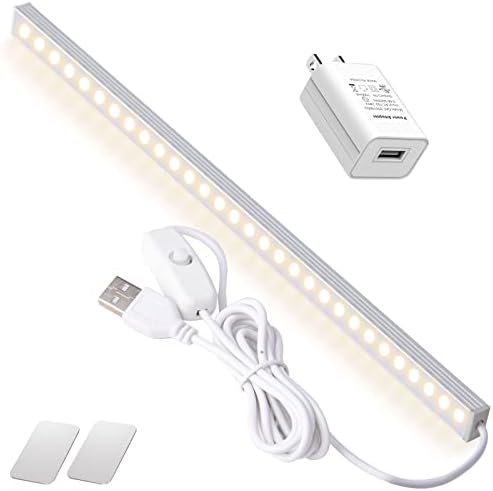 DWEPTU 12 Inch Under Cabinet Light, LED Light Bar, USB Powered, Cool White by DWEPTU