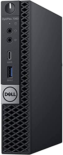 Dell Optiplex 7060 Micro MFF Desktop PC Intel i7-8700T 6-Cores 2.40GHz 32GB DDR4 New 1TB M.2 NVMe SSD WiFi BT HDMI New KB & Mouse Windows 11 Pro (Renewed) by Amazon+Renewed