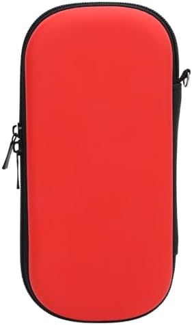 GOWENIC 3000 Game Console Case with Pockets, Anti Scratch Water PU (Red) - Image 4
