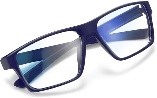 Titan Gaming Glasses, Blue Light Blocking, Night Driving Glasses for Men, Computer Protection, Gift for Gamers by livho