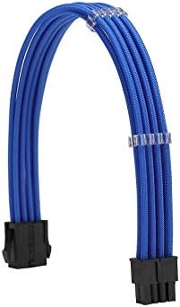 Formulamod Sleeve Extension Power Supply Cable Kit 18AWG ATX 24P+ EPS 8-P+PCI-E8-P with Combs for PSU to Motherboard/GPU (Blue) - Image 4