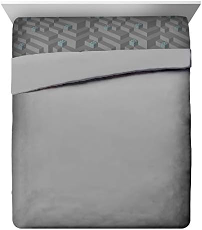 Minecraft Creeper Queen Comforter Set 7 Piece Kids Bedding for Boys, Green - Image 3