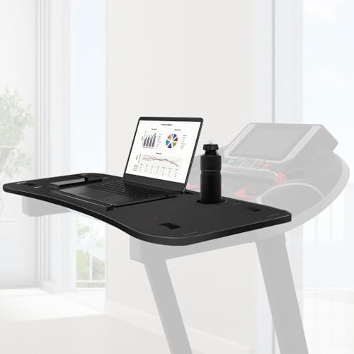 KELIXU 39" Treadmill Desk Attachment, Universal Walking Laptop Holder Desk Ergonomic Platform Workstation for Treadmill with Cup Holder, Laptop/Tablet Stand - Image 2