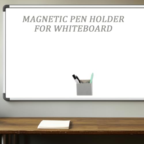 Suction Cup Pen Holder Whiteboard Pen Dry Erase Organizer Abs Light Grey 2 Pack - Image 6