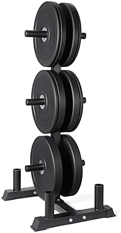 CAP 2-inch Olympic Bumper Plate Weight Set | 100-370 lbs | Multiple Colors | Storage Rack Optional by CAP