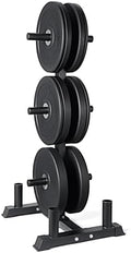 CAP 2-inch Olympic Bumper Plate Weight Set | 100-370 lbs | Multiple Colors | Storage Rack Optional by CAP