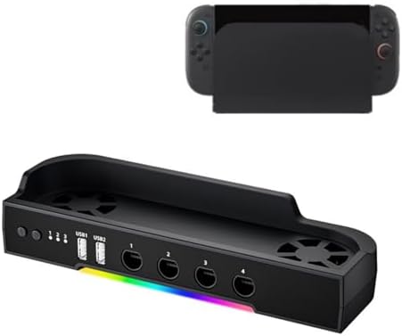 Cooling Stand for Nintendo Switch 2 Charging Dock Station NGC HUB Expansion for Switch 2 (Cooling Base + NGC Expansion) by %EF%BC%B8%EF%BC%A2%EF%BC%A5%EF%BC%B2%EF%BC%B3%EF%BC%B4%EF%BC%A1%EF%BC%B2