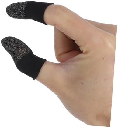 balacoo 10pairs Fiber Gaming Gloves Touchscreen Thumb Sleeves for Mobile Antisweat Breathable Precision Control for Gaming and Phone Use - Image 4
