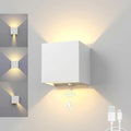 Battery Operated Wall Sconces, 12W Motion Sensor Light Indoor, 6000mAh Wall Lights Rechargeable, 3 Colors Adjustable, LED Wall Lamp for Living Room Bedroom Hallway Decor, White by SURPALIG
