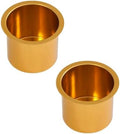 GSE Jumbo Aluminum Cup Holder for Casino Poker Tables, Gold, 2-Pack by GSEGamesSportsExpert
