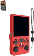 Case for R36MAX Retro Handheld Game Console, Sillence Material,Shock-Absorbing and Anti Drop Protection Soft Shell,RED. by Unknown