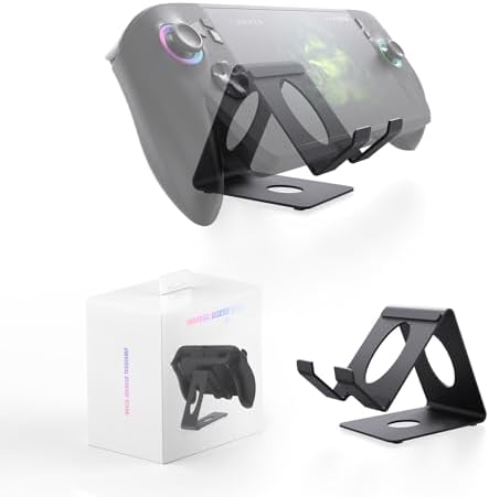 Friendly Space Saving Metal Stand Holder for Tablets and Handheld Devices Ergonomic Design Nonslip Base Aluminum Gaming Stand - Image 6