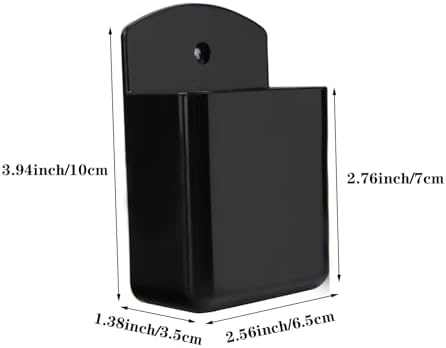Pack of 4 Self Adhesive TV Air Conditioner Remote Control Holder Wall Mount Storage Box Organizer - Image 2